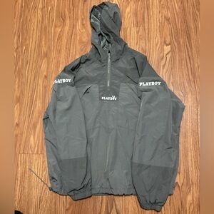 Pacsun playboy grey lightweight windbreaker